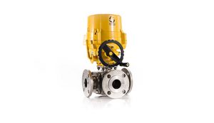 Electric 36 Flanged Ball Valve Assembly